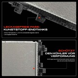 Frankberg Motorradiator voor Ssangyong Actyon Sports en Kyron