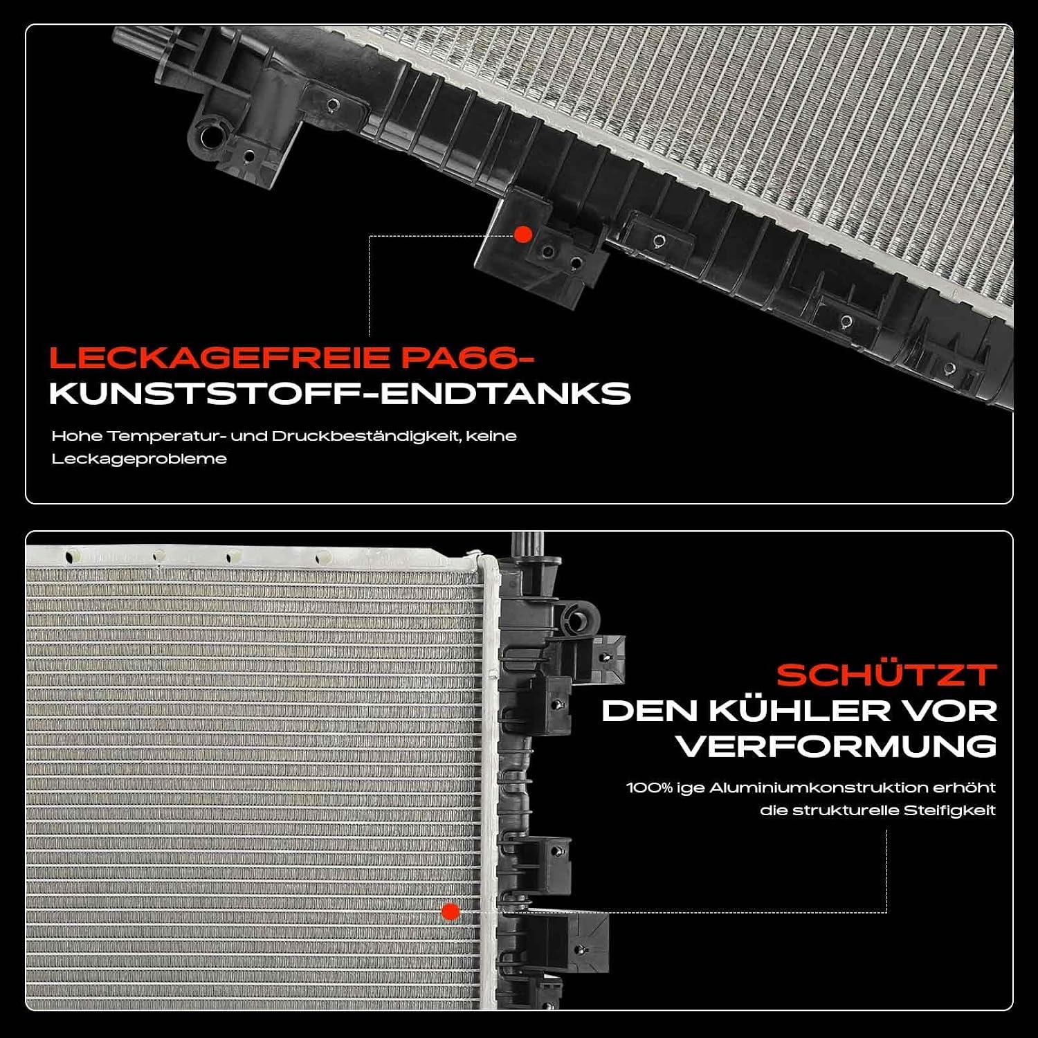Frankberg Motorradiator voor Ssangyong Actyon Sports en Kyron