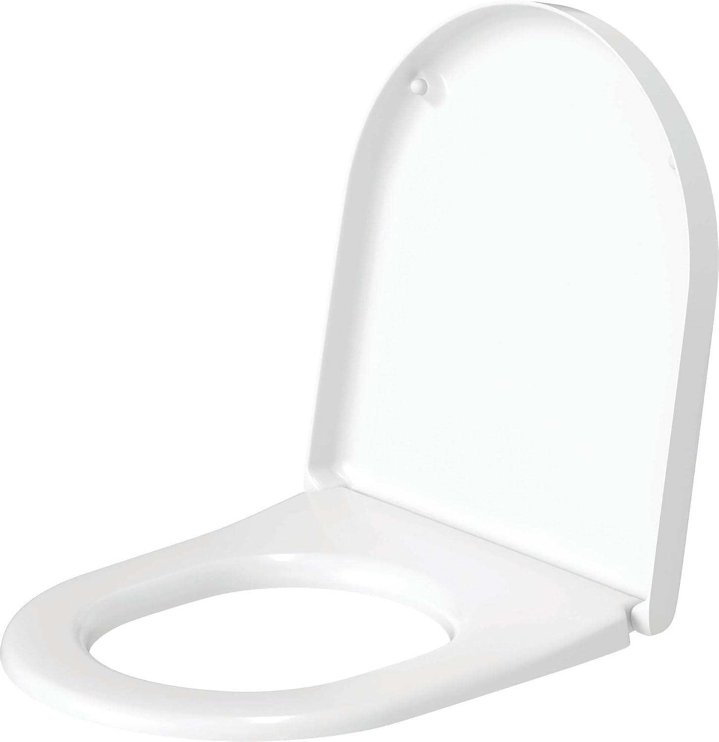 Duravit WC-bril Starck 3, toiletdeksel van Urea-duroplast, wc-deksel met roestvrijstalen scharnieren, wit