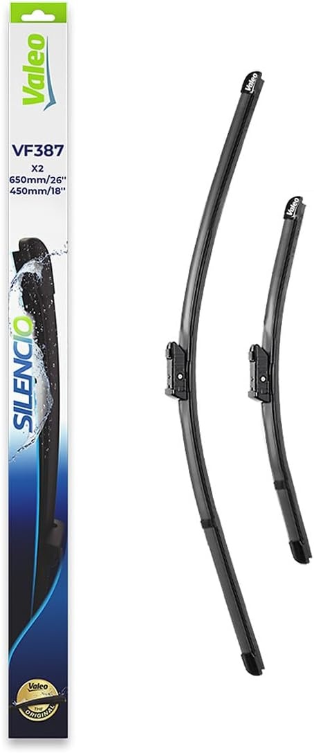 Valeo Silencio 2x Ruitenwisserbladen VF387 - Voorzijde - 650 mm / 450 mm