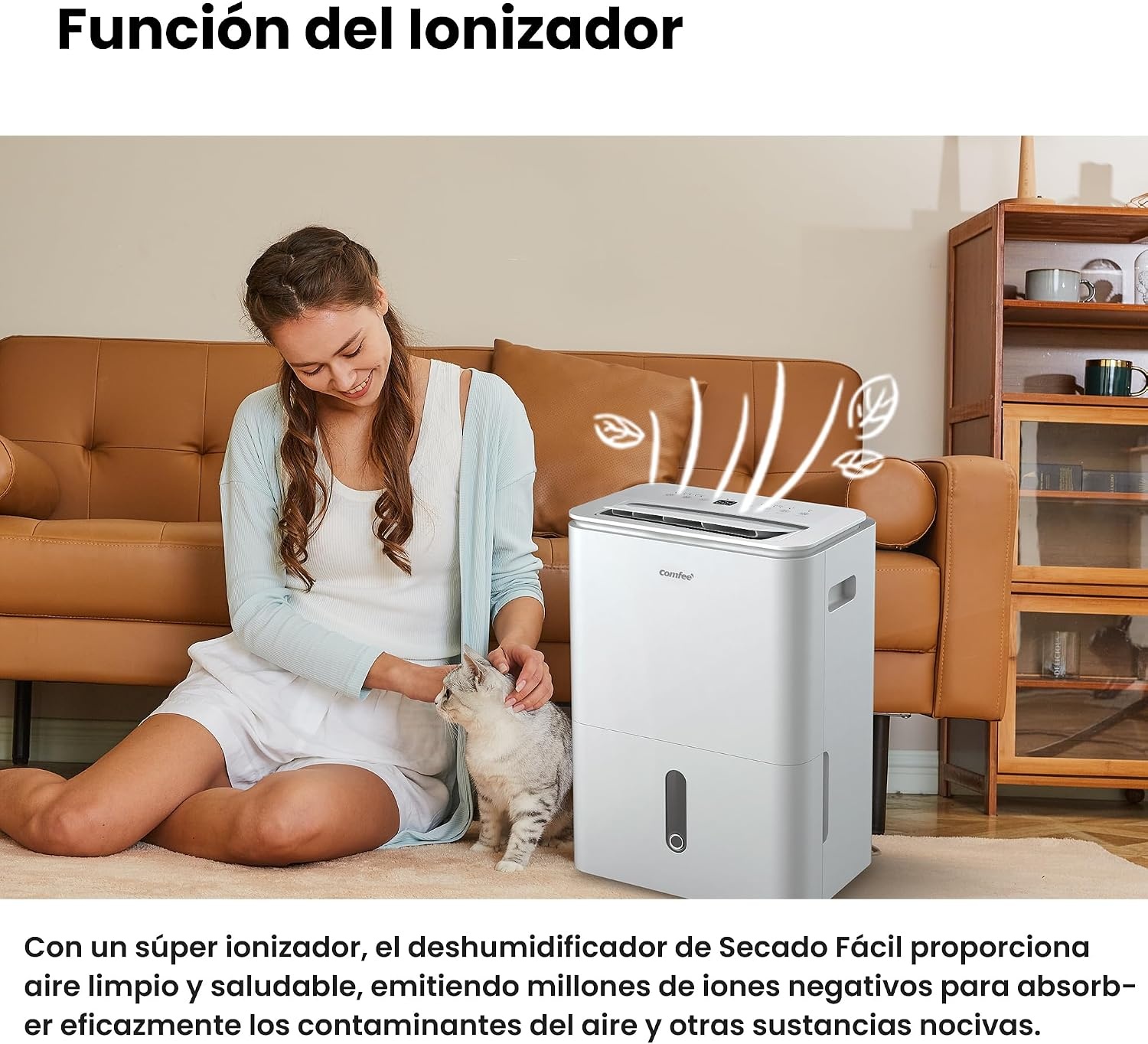 COMFEE Easy Dry Luchtontvochtiger 20L per dag - Wit - 40 m²