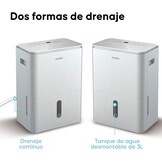 COMFEE Easy Dry Luchtontvochtiger 20L per dag - Wit - 40 m²