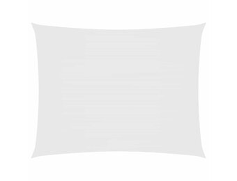 vidaXL Zonnescherm rechthoekig 3x6 m oxford stof wit