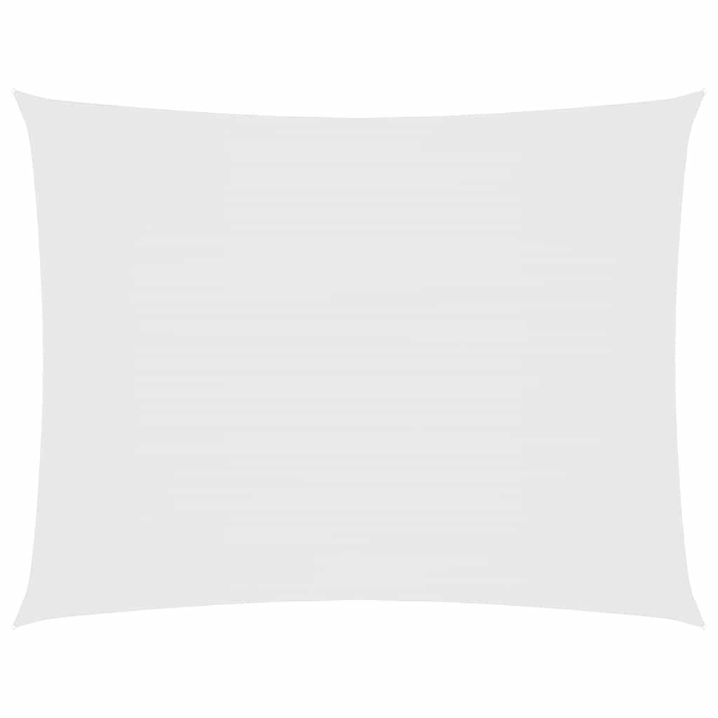 vidaXL Zonnescherm rechthoekig 3x6 m oxford stof wit