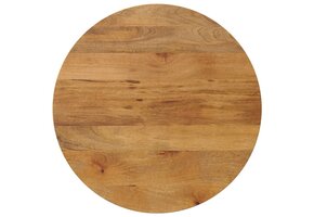Tafelblad Massief Mangohout Rond 70cm - 58% Korting