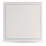 STAR BOX - Bezoekluik van professioneel staal met witte veter - Gemakkelijke toegang leidingen water mantel technische zolder plafond (500X500mm)