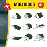 Bikain Bi042LO afdekzeil universeel groen