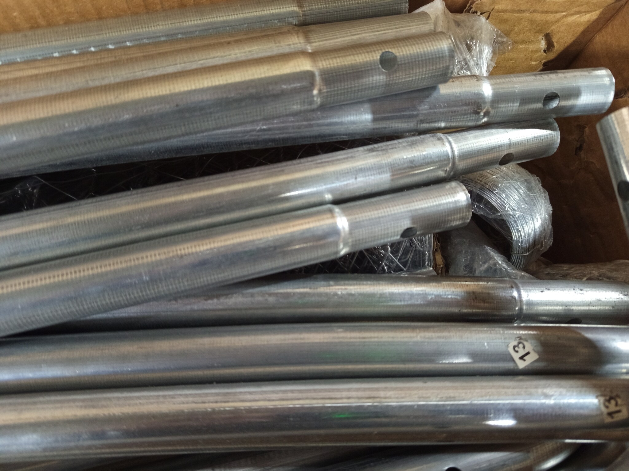 vidaXL Hondenhok Zilver 2 x 2 x 2 m Gegalvaniseerd staal