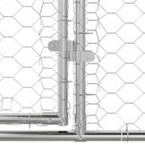 vidaXL Hondenhok Zilver 2 x 2 x 2 m Gegalvaniseerd staal