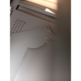 vidaXL Dressoir 67x39x73 cm staal zwart