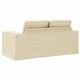 vidaXL Bank Crème 162 x 80 x 82 cm Stof