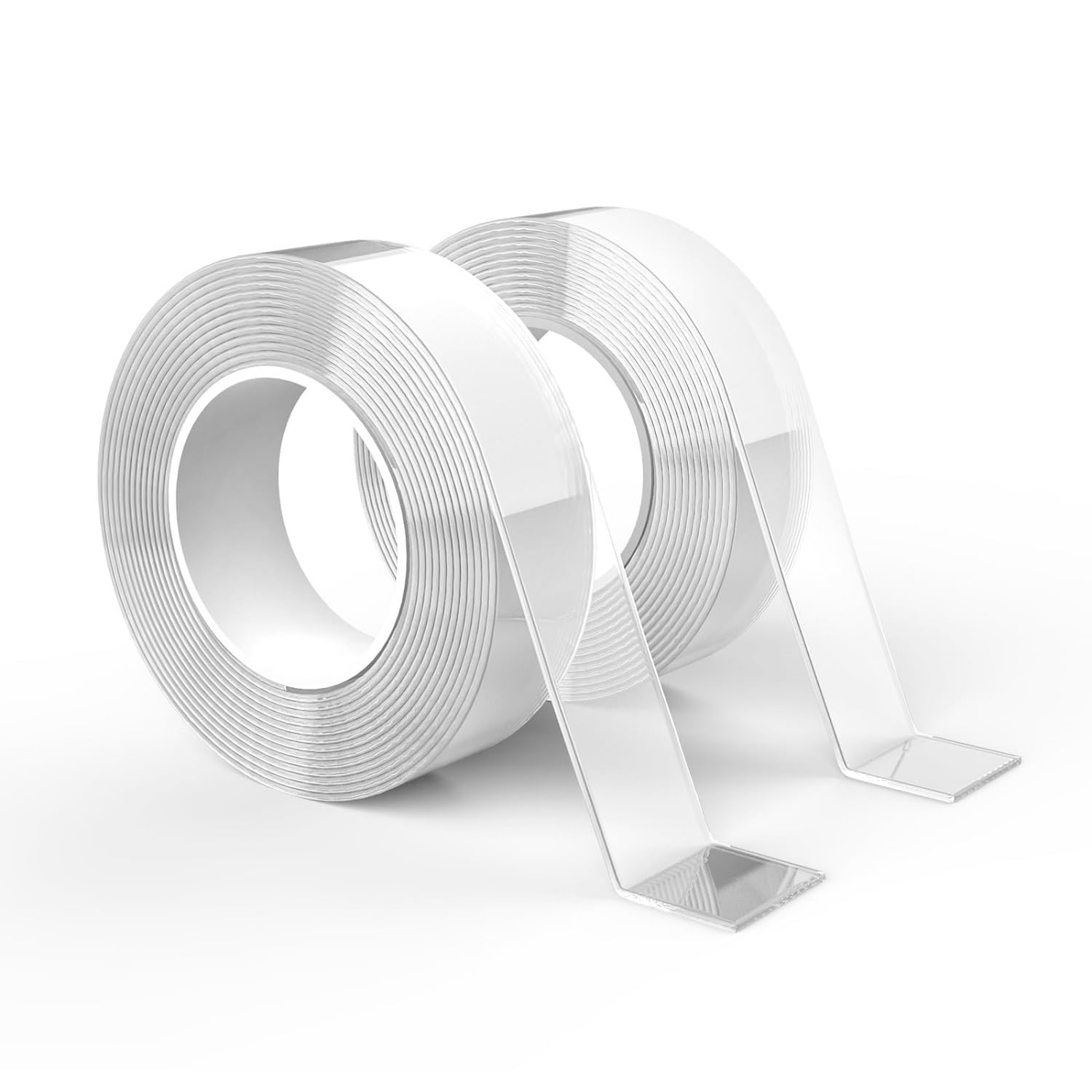 GRIFEMA GA4001-2 Nano Dubbelzijdige Tape 2 stuks, Verwijderbare Herbruikbare Niet-Markerende Dubbelzijdige Tape, Geschikt voor Het Bevestigen van Posters, Tapijten, Foto's, Haken, Wanddecoratie