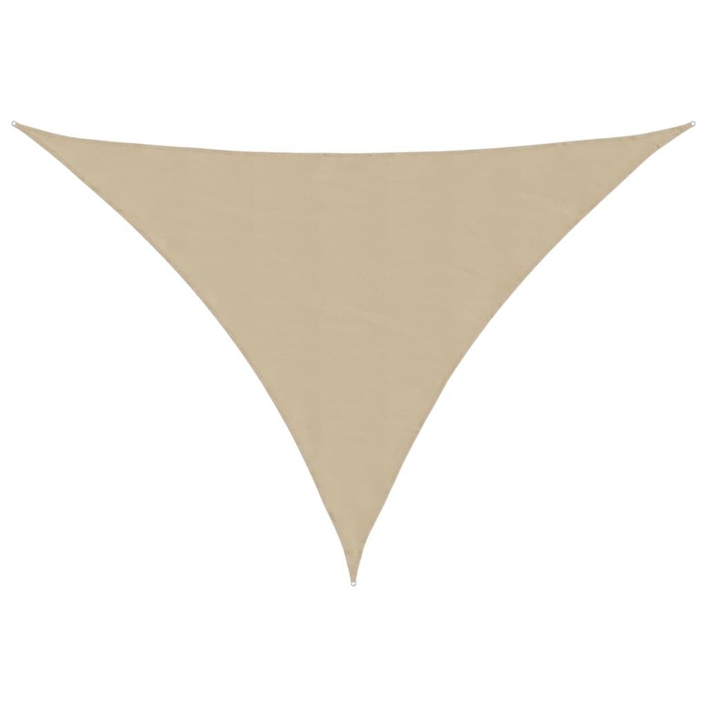 vidaXL Zonnezeil 7x5x5 m 100% polyester oxford beige