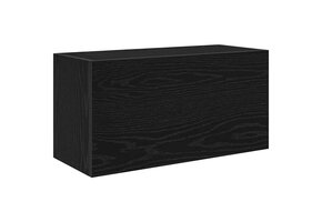 Zwarte Houten Wandkast 60x25x30 cm - 61% Korting