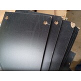 vidaXL Badkamerwandkast 60x25x30 cm bewerkt hout zwart