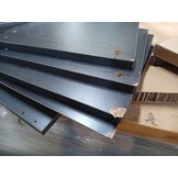 vidaXL Badkamerwandkast 60x25x30 cm bewerkt hout zwart