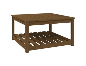 vidaXL Tuintafel 82,5x82,5x45 cm massief grenenhout honingbruin