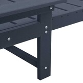 vidaXL Ligstoel Marineblauw HDPE