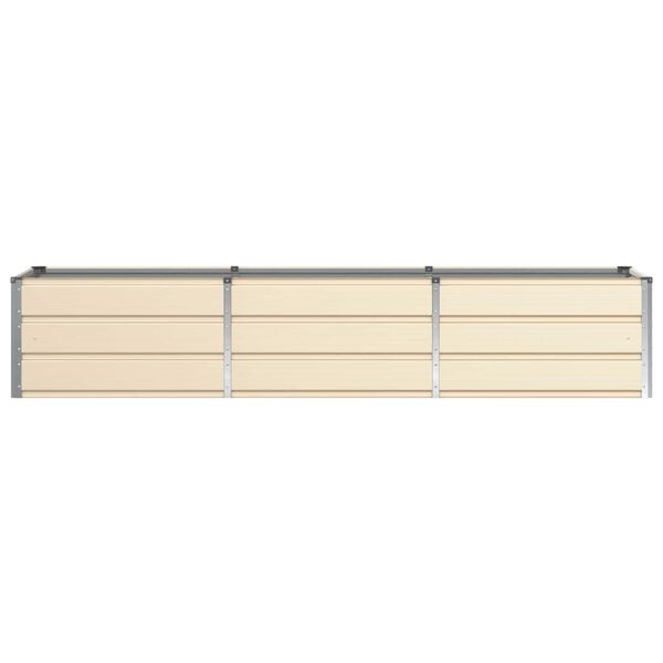 vidaXL Plantenbak Ivoor 240 x 80 x 45 cm Staal