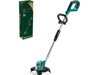 Bosch Home and Garden GrassCut 36 Accu-grastrimmer, oplader, draadspoel, karton, 36 V, 2,0 Ah, 30 cm maaicirkeldiameter zonder accu, Groen - Maat 36V | Zonder accu