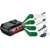 Bosch Home and Garden GrassCut 36 Accu-grastrimmer, oplader, draadspoel, karton, 36 V, 2,0 Ah, 30 cm maaicirkeldiameter zonder accu, Groen - Maat 36V | Zonder accu