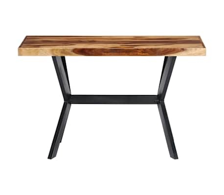 vidaXL Eettafel 120x60x75 cm massief acaciahout