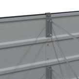 vidaXL Plantenbak Antraciet 385 x 50 x 45 cm Gegalvaniseerd staal