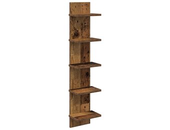 vidaXL Wandplank Oud hout 22 x 15 x 100 cm Bewerkt hout