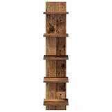 vidaXL Wandplank Oud hout 22 x 15 x 100 cm Bewerkt hout