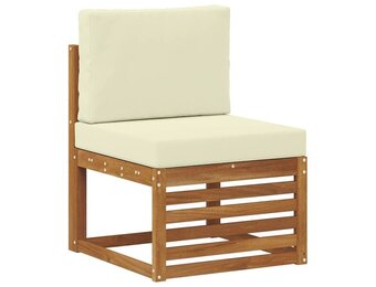 vidaXL Buiten Midden Sofa Massief Acaciahout Naturel