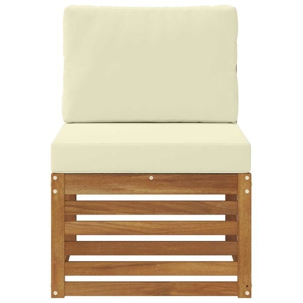 vidaXL Buiten Midden Sofa Massief Acaciahout Naturel