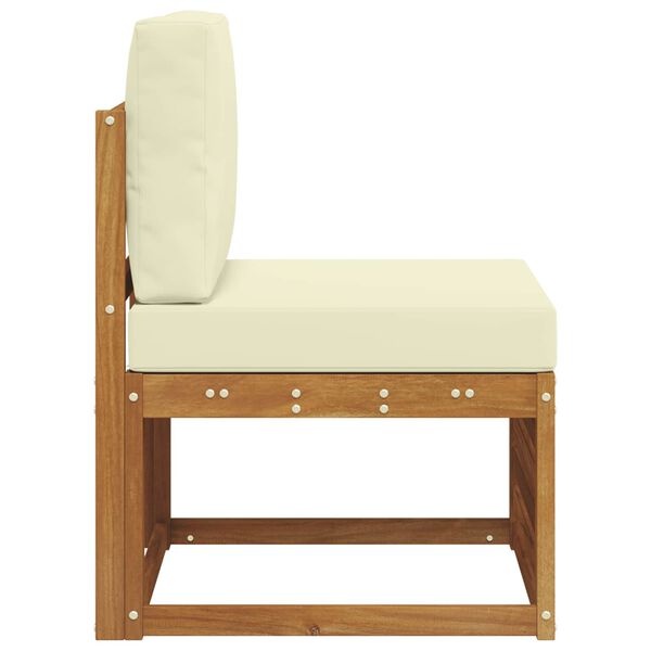 vidaXL Buiten Midden Sofa Massief Acaciahout Naturel