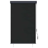 vidaXL Rolgordijn voor buiten 100x250 cm antraciet