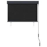 vidaXL Rolgordijn voor buiten 100x250 cm antraciet