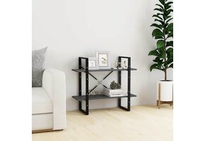 Boekenkast Grenenhout 80x70 cm Grijs - 50% Korting
