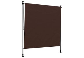 VidaXL Buiten Rolgordijn Bruin 200x270cm - 54% Korting