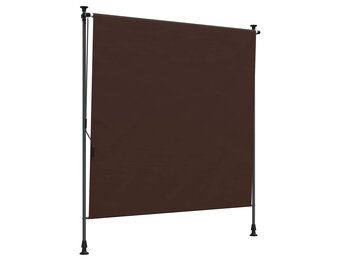 vidaXL Buiten Rolgordijn Bruin 200 x 270 cm