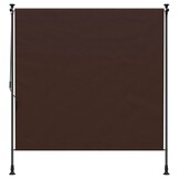 vidaXL Buiten Rolgordijn Bruin 200 x 270 cm