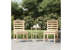 VidaXL Tuinstoelen 2x Massief Grenenhout 50x48x91,5 cm (34% Korting)