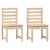 vidaXL Tuinstoelen 2 st 50x48x91,5 cm massief grenenhout