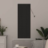 vidaXL Venetiaanse jaloezie Donkergrijs 130 x 50 cm 25 mm Aluminium