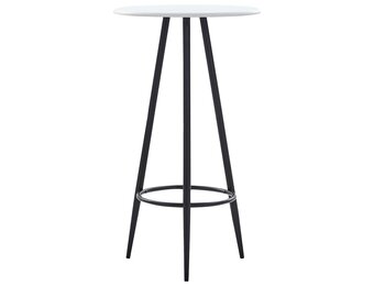 vidaXL Bartafel 60x107,5 cm MDF wit