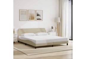 Crèmekleurig Bedframe "Dover" 180x200 cm - 34% Korting