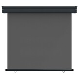 vidaXL Zijscherm Balkon 80 x 250 cm 100% polyester ijzer staal