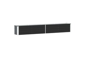 Verhoogde Plantenbak Staal 320x40x45 cm Antraciet - 34% Korting