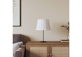 Wicker Lampenkap Ø25x17 cm Wit - 49% Korting