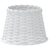vidaXL Lampenkap Ø25x17 cm wicker wit