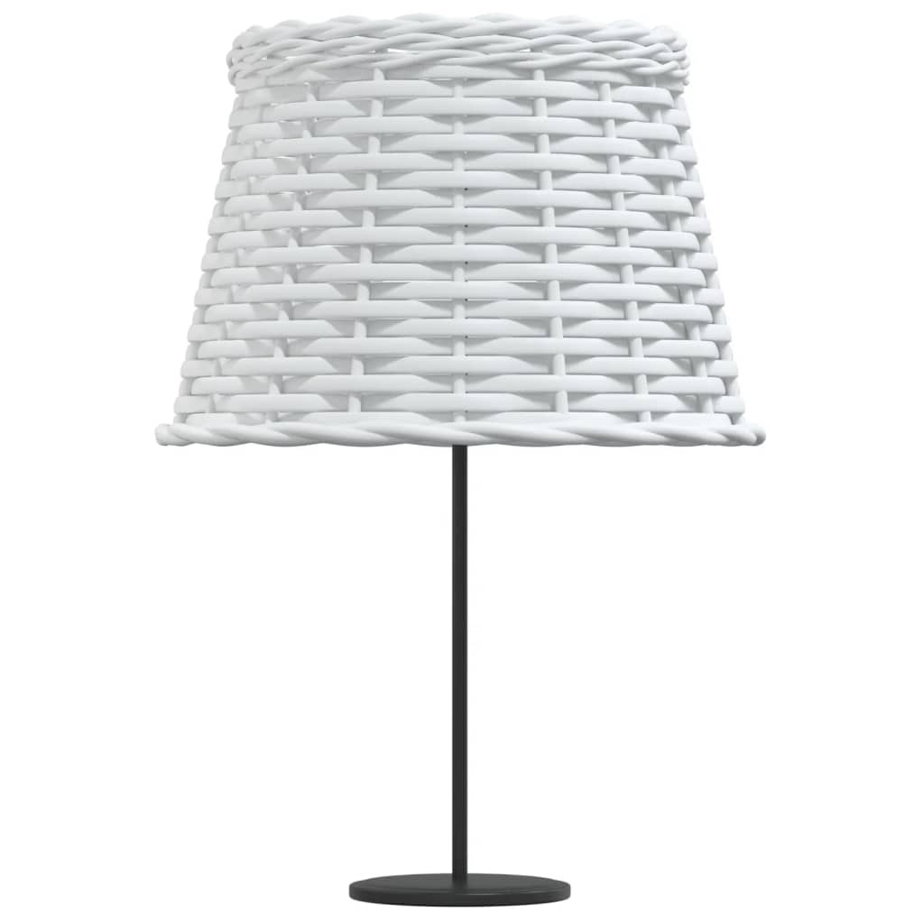 vidaXL Lampenkap Ø25x17 cm wicker wit