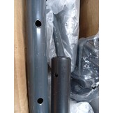 vidaXL Rolgordijn voor buiten 100x270 cm crème