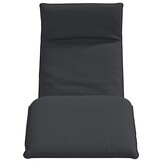 vidaXL Ligstoel inklapbaar 175x54x8,5 cm Oxford stof zwart